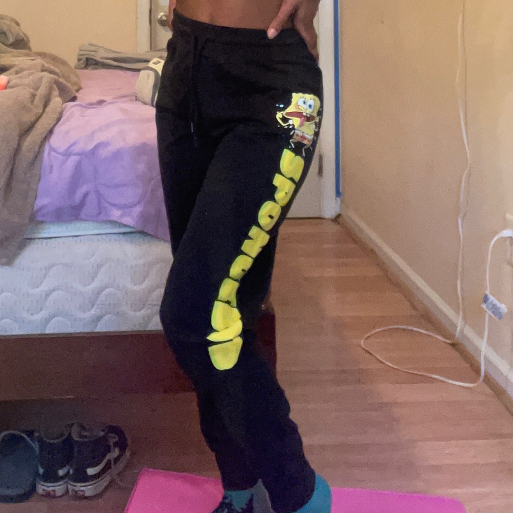 black spongebob sweatpants